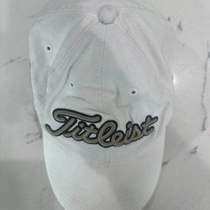 TITLEIST ProV1 Golf Hat White Adjustable